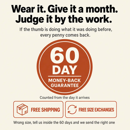 Sew Without Thinking About Your Thumb, From The First Week, With Single Point Thumb Support.