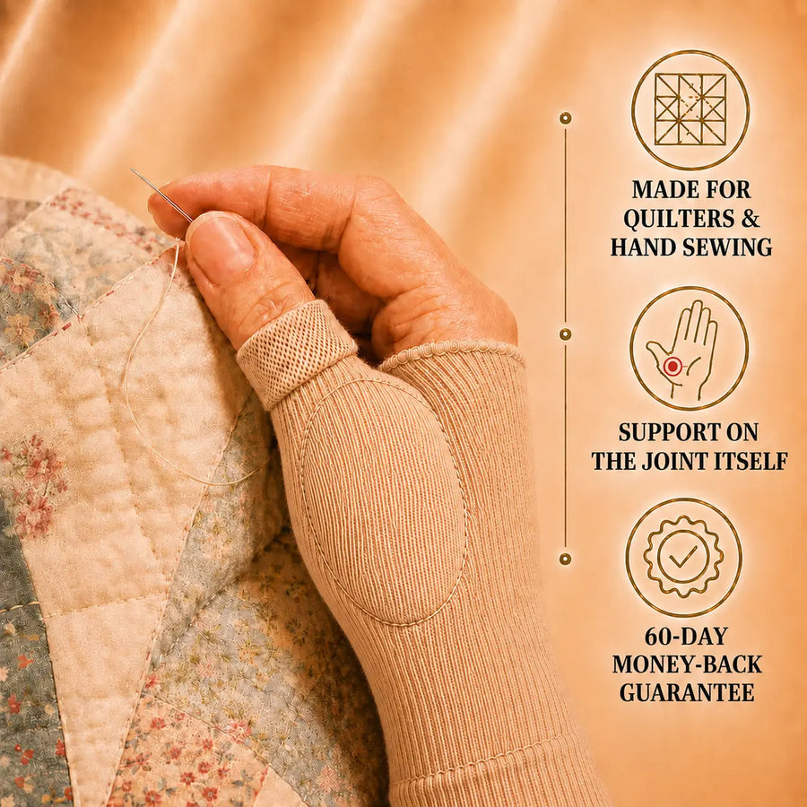 Sew Without Thinking About Your Thumb, From The First Week, With Single Point Thumb Support.
