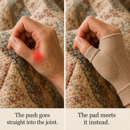 Sew Without Thinking About Your Thumb, From The First Week, With Single Point Thumb Support.