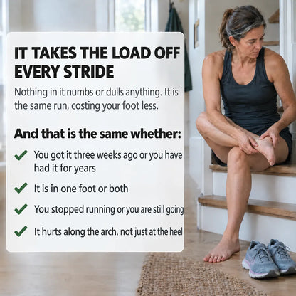 Now You Can Finish The Run You Set Out On, With Your Arch Held From Underneath, From Day One.